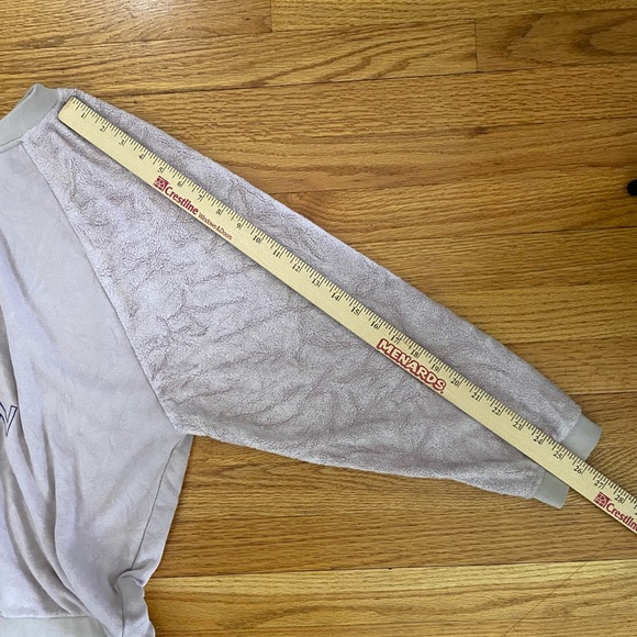 Peloton Fleece lined Sweatshirt Women’s Large Light Purple Logo Long Sleeve - Picture 7 of 8